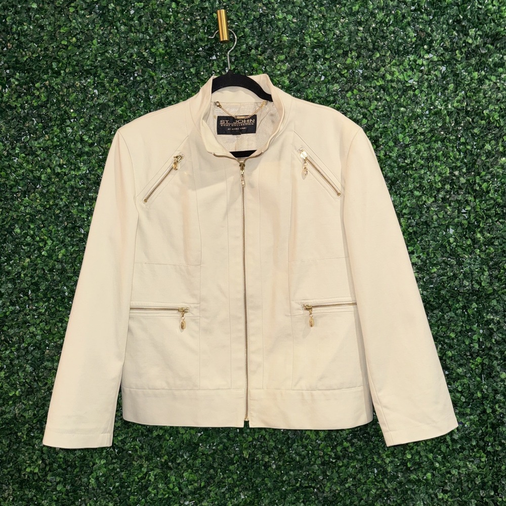 Vintage St. John Coat Collection Full Zip Size L